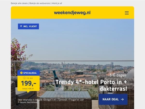 Citytrip Specials! ✨ Porto v.a. 199,- p.p. | Barcelona v.a. 239,- p.p. | Athene v.a. 199,- p.p. & MEER!