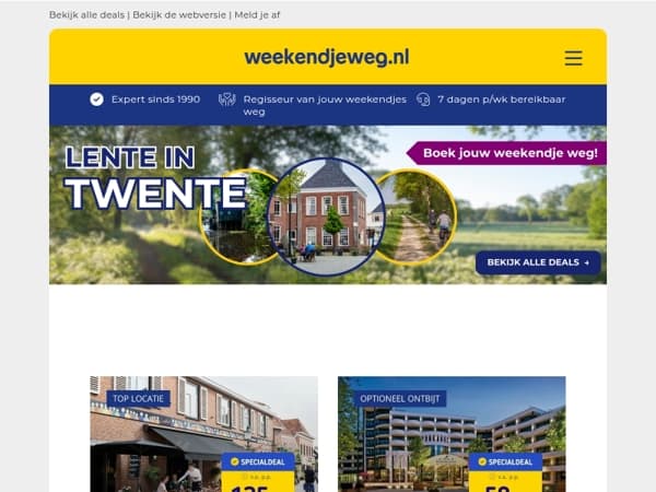 🌷 Beleef deze lente in Twente vanaf €42 p.p.!