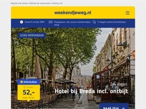 2/3/4 dgn Breda + ontbijt v.a. 52 | Stedentrip Barcelona + LUXE hotel met rooftop v.a. 379 p.p.! ✈️