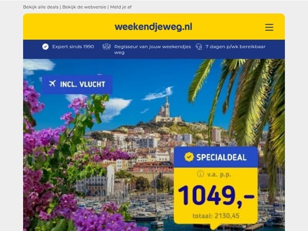 Mega Balkonhut Actie! 💥 Cruise Italië, Spanje & Frankrijk 1049 | LUXE SUITE DEAL Nijmegen + ontbijt 89,50 p.p.!