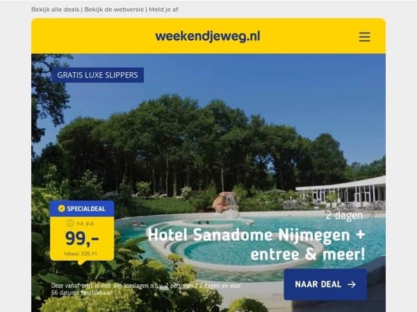 🌞 Zomerproof relaxen: 3x wellness met buitenbad v.a. €74,50 p.p.! 🌿