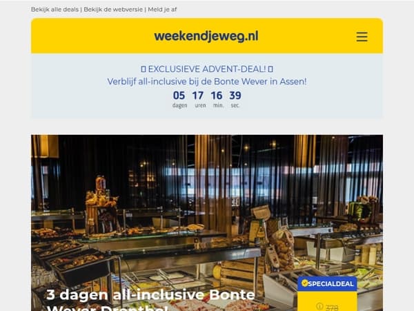 Mega aanbieding: 3 dgn all-inclusive Bonte Wever 159 p.p.! 😱 & LAATSTE DAG Holiday On Ice Tickets!