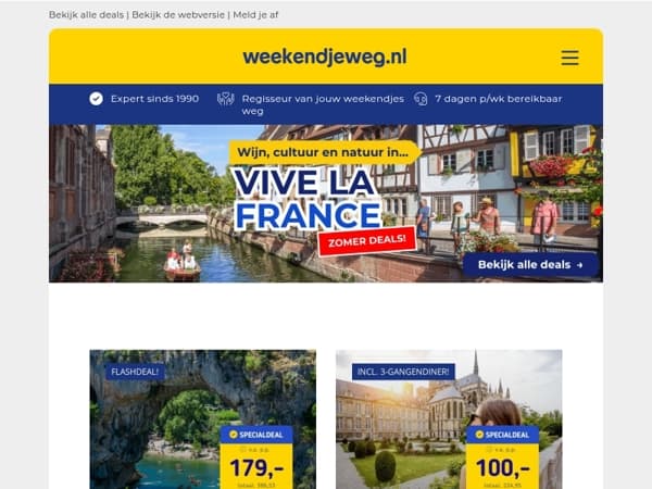 🇫🇷 Vive la France! Ontdek het mooiste van Frankrijk vanaf €44,50 p.p.! 🌻✨🥖