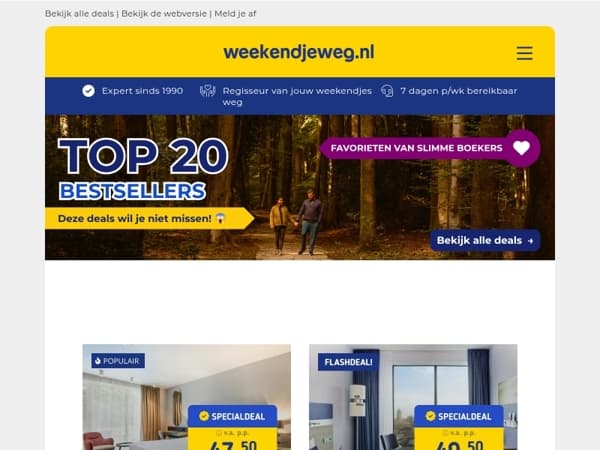 🔥 Wegens SUCCES verlengd: 4*-Van der Valk hotel nabij Hilversum + ontbijt v.a. €50,50 p.p. | 🙌 NIEUW: 4*-hotel Enschede + ontbijt v.a. €49,50 p.p. & meer!