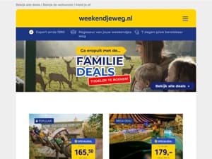 👨‍👩‍👦‍👦 Familie-Deals vanaf 29,50 p.p.! 😍👉 Slagharen, Beekse Bergen & Bonte Wever MEER! 🙌