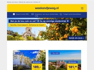 🥶 Ontsnap aan de kou: ga op zonnige stedentrip vanaf €! ☀️✈️