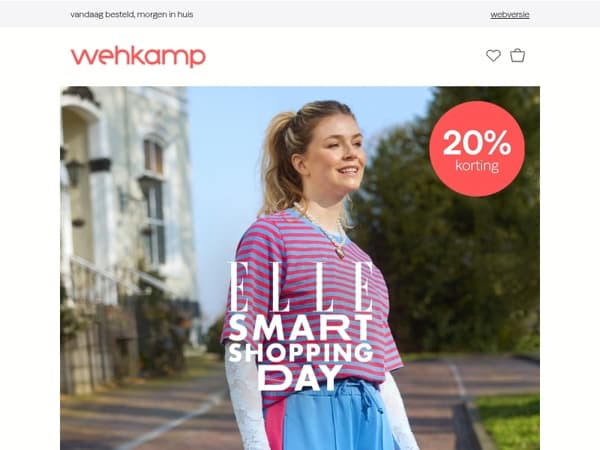 20% korting | ELLE Smart Shopping Days 🚨