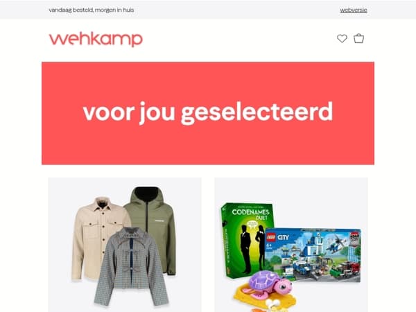 Bekijk de nieuwe collectie, de beste deals en meer!