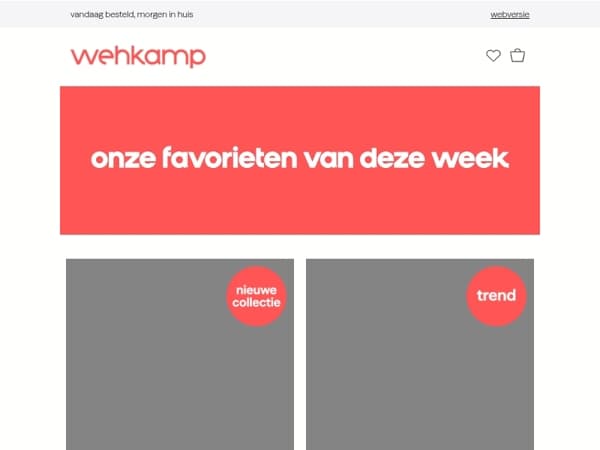 Ontdek de highlights van deze week ✨
