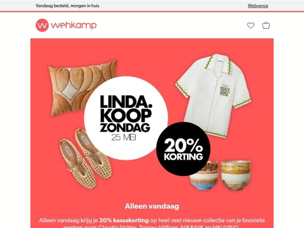 LINDA.koopzondag | 20% korting 🚨 