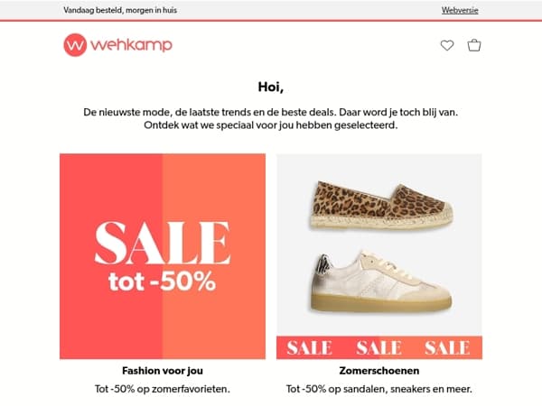 Sale | Tot -50% op zomerfavorieten 🚨