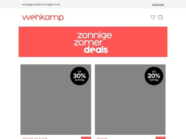 Shop de beste Zonnige Zomer Deals ☀️