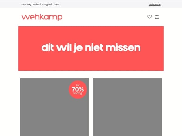 🚨 Tot -70% + 20% extra op fashion