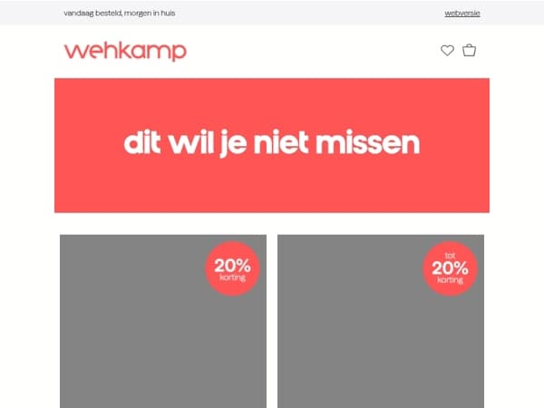 Weekenddeals | Dit wil je niet missen ⏰