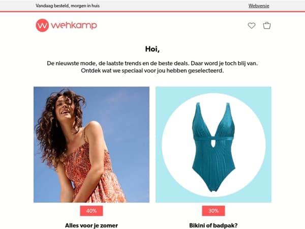 Tot 40% korting op alles voor je zomer! ☀️