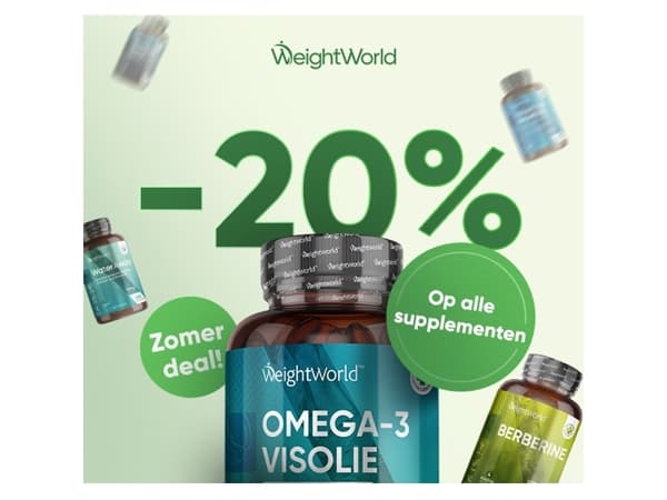 🏖️ Nu 20% zomerkorting bij WeightWorld