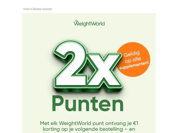 Dubbele punten? Yes please! 🔥