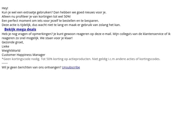 Bespaar nu tot 50% 🤩