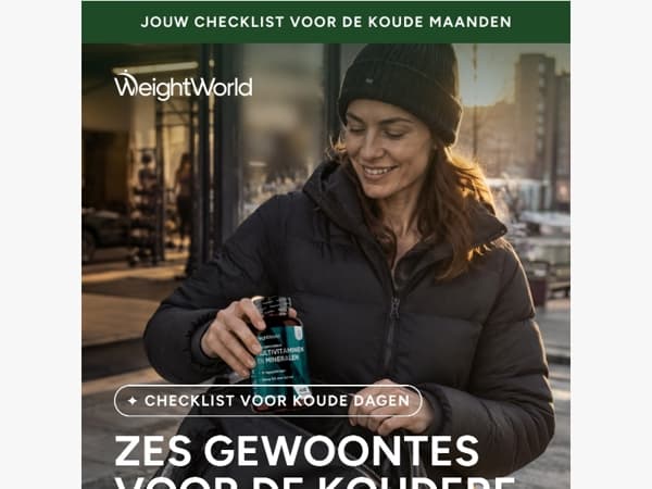 🍂 6 gewoontes voor de koudere maanden