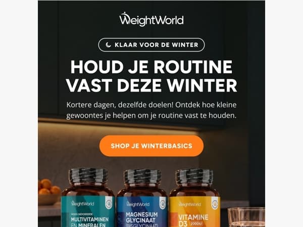 Maak je klaar voor de koudere dagen!