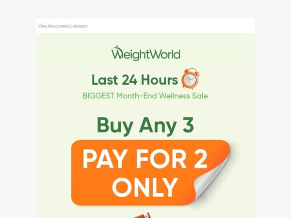 Last Call: Grab 3, Pay for Just 2 – Sale Ends Today!