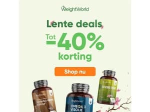 Nu tot 40% korting tijdens onze Lente deals 🌸
