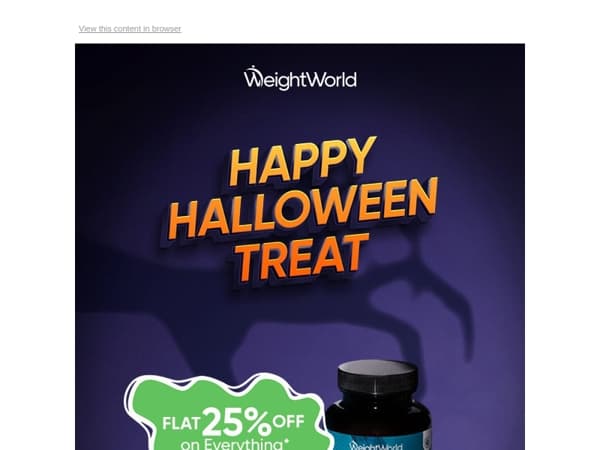 🎃Happy Halloween! Celebrate with FLAT 25% Off Sitewide