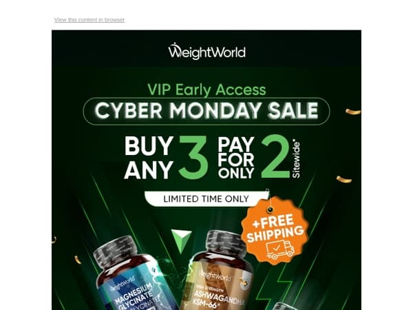 😧EARLY CYBER MONDAY SALE: Free Product + Free...