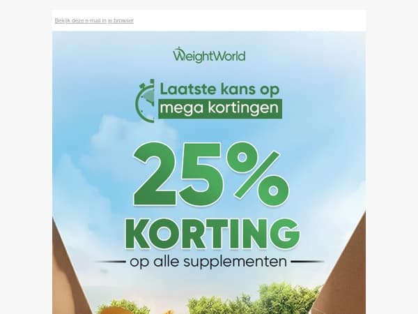 Je laatste kans! 😱