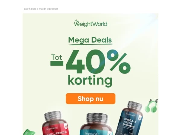 Laatste kans op kortingen tot 40% 😱