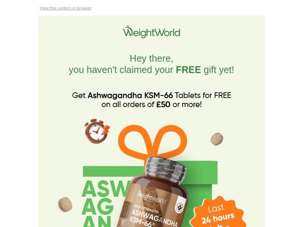 Last 24 Hours Left to Claim Your FREE Gift. Hurry!🎁