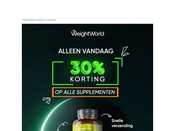Shop VANDAAG met grootse korting! 🎉