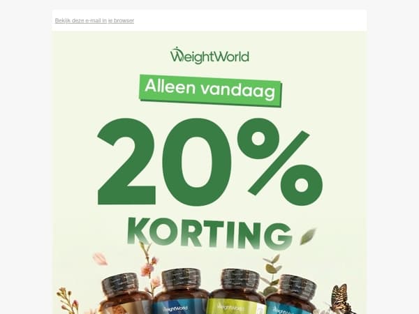 Bespaar vandaag groots! 🤩