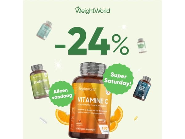 Super Saturday = 24% korting 🔥