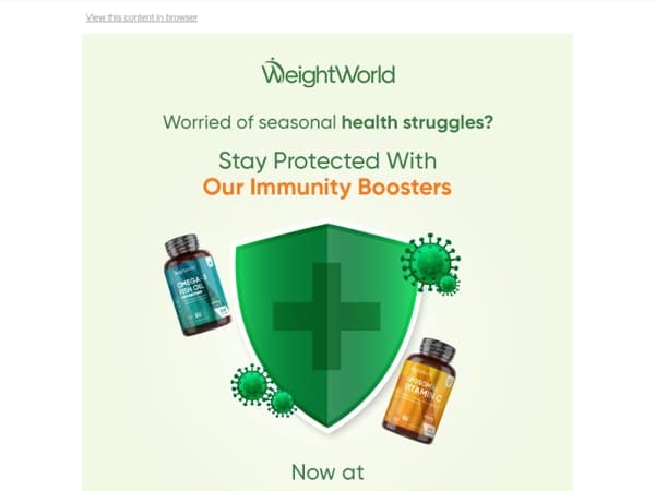 Flat 20% Off Immunity Boosters: 2 Days ONLY!