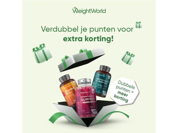 🎯 Ontvang dubbele punten en extra korting!