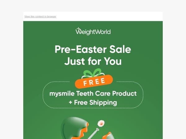 Pre-Easter Sale: Free Gift + Free Shipping Inside!