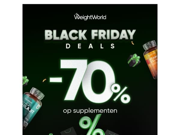 Black Friday afsluiter 🎁