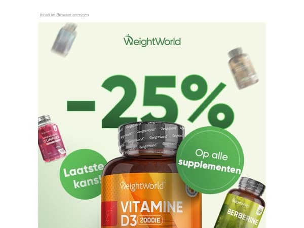 Laatste kans op extra korting 😱