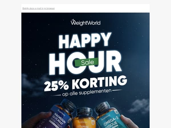 Het is Happy Hour 🥂