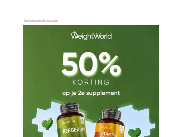 50% korting!? 😱