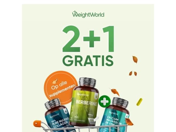 Psst… wij geven supplementen weg 👇