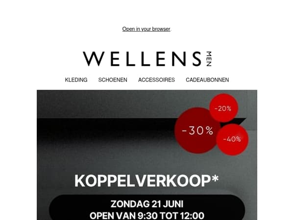 Dit wil je niet missen! Onze koppelverkoop gaat van start