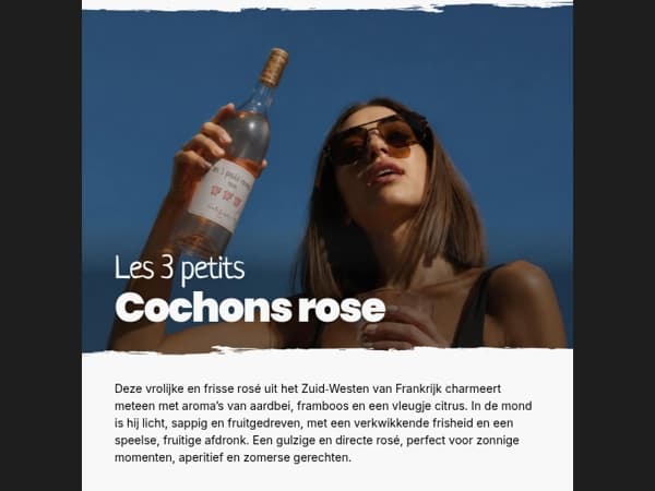 WIJNTIP!!! Les 3 petits cochons rose