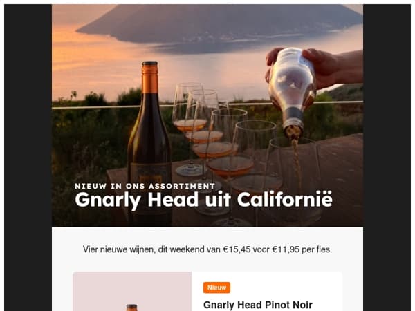 Nieuw: Gnarly Head uit Californië, nu €11,95 