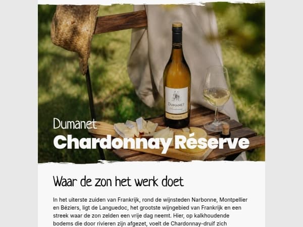 Onze wijntip voor dit weekend: de Chardonnay die je Bourgogne-budget bespaart