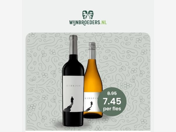 Aanbieding: Solís Kingpin wijnen nu €7,45 per fles!