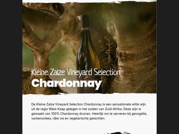 WIJNTIP!! Deze heerlijke Chardonnay