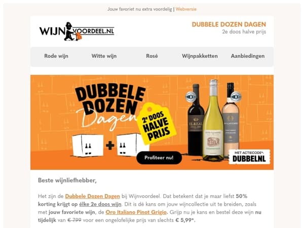Oro Italiano Pinot Grigio 2e doos halve prijs