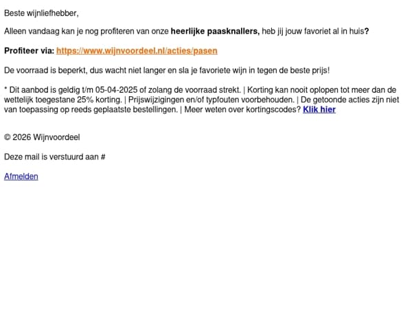 Laatste kans! Heerlijke paasknallers